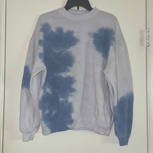 So Lounge Life Blue Tie-Dye Sweatshirt